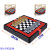 Chess Gold and Silver Black and White Chess Pieces Folding Chessboard Set Training Competition Chess F45294