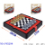 Chess Gold and Silver Black and White Chess Pieces Folding Chessboard Set Training Competition Chess F45294