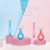 Macaron Children's U-Shaped Toothbrush Baby Cartoon Creative Silicone Nano Manual Cleaning Baby Toothbrush