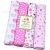 Factory Direct Supply Cotton Flannel Baby Blanket Printing 102x76 Single Layer 4 Pack Foreign Trade Bed Sheet Wrap Blanket