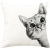 INS Cartoon Cat Pillow Office Chair Backrest Pillow Large Backrest Living Room Sofa Cushion