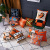 Love Orange Model Room Modern Simple and Light Luxury Decorative Cushion Waist Pillow Car Pillow Sofa Pillow Cases Horse Cushion