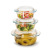 Fenix Tempered Glass Pot Crystal Pot with Lid Rice Bowl Plate Heat-Resistant Microwave Oven Oven Special Use