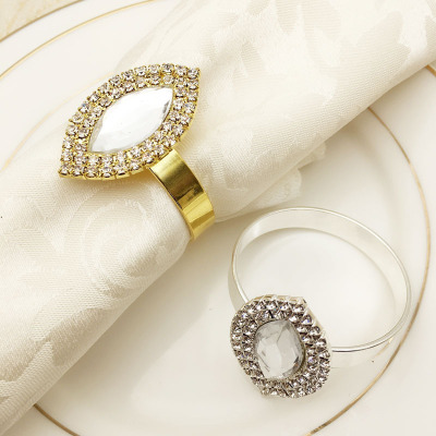 Hotel Table Setting Horse Eye Silver Napkin Ring Napkin Ring Napkin Ring Mat Towel Ring Towel Buckle Wholesale