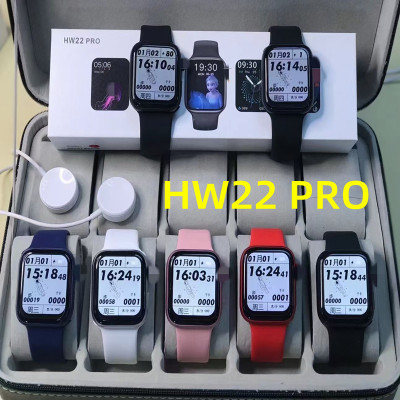HW22 Pro Smart Watch Bluetooth Calling Bracelet Heart Rate Blood Pressure Monitoring Sport Step Counting Information Reminder Cross-Border