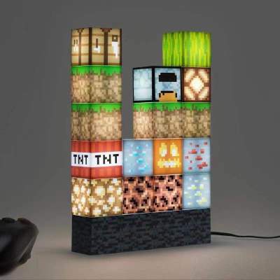 Cross-Border New Arrival Square Building Block Lamp DIY Combination