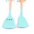 Beech Handle Silicone Kitchenware Silicone Spatula Scraper Oil Brush Dense Leak More Soup Spoon and Other Non-Stick Pan Tool Set