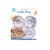 4-Piece Stainless Steel Smiley Face Cookie Cutter Facial Expression Bag Cutting Tool Creative Smiling Face Cookie Cutter