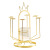 Creative round Crown Wrought Iron Drain Cup Holder Living Room Home Storage Glass Holder Gold Storage Cup Holder