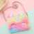 Plush Shoulder Bag Children's Cartoon Cute Plush Crossbody Bag Kindergarten Girl Plush Coin Purse