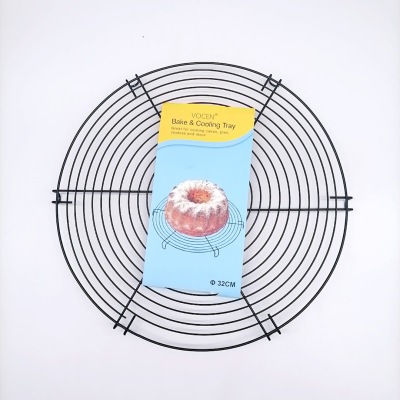 Round Square Double-Layer Baking Cake Cold Rack Cooling Stand Non-Stick Biscuit Drying Rack Bread under-Cut Drying Net