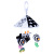 Aipinqi Rattle Wind Chimes Crib Hanging Bed Bell Newborn Baby Soothing Educational Toys Baby Stroller Pendant