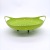 Kitchen Household Silicone Steamer Silicone Kitchen Microwave Oven Steamer Draining Rack Fruit Plate Washing Vegetable Basket