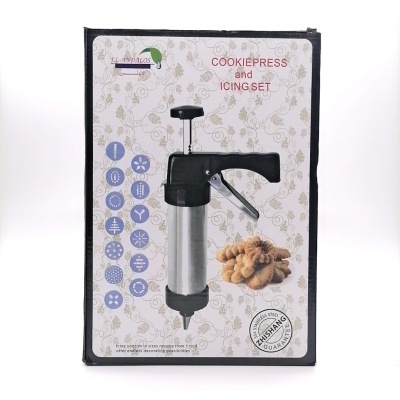 Stainless Steel Household Hand Pressure Cookie Machine Barrel Large Cookie Extruder