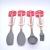 Tie Cards Amazon Hot Sale Wooden Handle Silicone Kitchenware 9-Piece Set Kitchen Tools Spatula Set