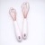 Pp Spray Point round Handle Rose Gold Stainless Steel Eggbeater Manual Eggbeater Cream Blender Egg Blender