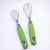 Pp Handle Stainless Steel Eggbeater Manual Blender Plastic Handle Egg Beater Baking Cake Tool