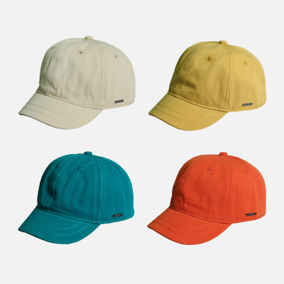 Short Brim Women 'S Side Stickers Soft Top Baseball Cap Casual All-Match Men 'S Trendy Ins Curved Brim Hat