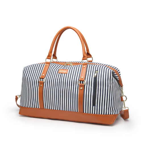 new striped large capacity travel bag