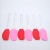 OPP Paper Card Transparent Plastic Handle Silicone Scraper Kitchen Tools Silicone Products Silicone Kitchenware