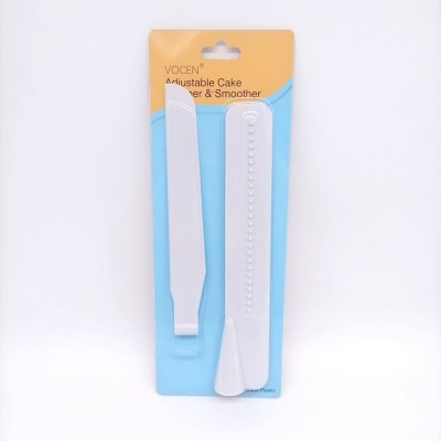 Adjustable Height Cake Spatula Cream Butter Fondant Scraper Baking Cake Eequipment for Surface Treatment