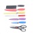 Color Box Package Knife Set Kitchen Knife Stainless Steel Household Kitchen Knife Kitchenware Combination Knife Set 8-Piece Colorful