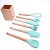 Wooden Handle Silicone 7-Piece Kitchen Ware Set Amazon Cross-Border E-Commerce Hot Sale 7-Piece Kitchen Ware Set Pack Shovel Scraper Brush