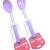 Silicone Kitchen Set Stainless Steel Handle Silicone Kitchenware Set 8-Piece Non-Stick Pan Ladel Tool Set