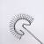 Stainless Steel Eggbeater Spring Coil Egg and Noodle Stirring Rod Manually Kill Cream Maker Baking Tool