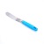 Stainless Steel Blue Plastic Handle Scraper Angle Right Angle Cake Scraper Baking 6/8/10/12