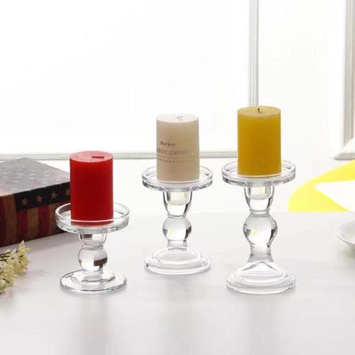 european crystal glass candle holder wedding wedding candlestick props candlelight dinner decoration table candlestick ornaments