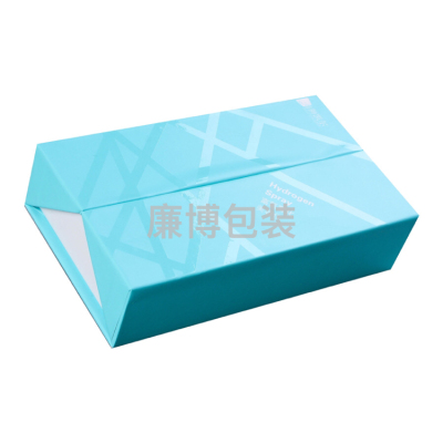 Factory Customized Hardboard Box; Cardboard Box Rectangular Gift Box High-End Jewelry Box Double-Open Cosmetics Gift Box Customization