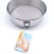 15cm Flour Sifter Stainless Steel Fine Flour Sieve Flour Sifter Powdered Sugar Filter round Leak Screening Mesh