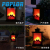 LED Simulation Charcoal Stove Home Vintage Fireplace Hotel Hotel Flame Lamp Flame Lamp Christmas Decoration Stove