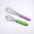 Manual Egg Beater Silicon Pp Handle Stainless Steel Eggbeater Egg Beater Baking Tools Plastic Manual Egg Beater