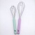 Manual Egg Beater Silicon Pp Handle Stainless Steel Eggbeater Egg Beater Baking Tools Plastic Manual Egg Beater