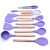 Color Box Package Silicone Kitchenware 11-Piece Kitchen Set with Storage Bucket Wooden Handle Kitchenware Cooking Ladel Kitchen Utensils