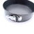 Color Box Package 3Pc Live Bottom with Buckle Cake Mold round Gray Carbon Steel Spray Non-Stick Loose Bottom Cake Pan