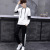 Factory Direct Sales Men's Sportswear 2021 New Autumn Hooded Casual Sweatshirt Outfit Youth Suit Men's Fashion