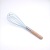 12-Inch Stainless Steel Beech Handle Silicone Eggbeater Batter Blender Baking Tool Plastic Manual Eggbeater