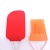 Large Silicone Brush Silicone Scraper 2-Piece Set Barbecue Oil Brush Cream Scraper for Baking Cake Scraper