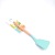 Beech Handle Silicone Kitchenware Silicone Spatula Scraper Oil Brush Dense Leak More Soup Spoon and Other Non-Stick Pan Tool Set