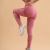 European and American High Waist Peach Hip Yoga Pants Women's Seamless Mesh Breathable Slim Fit Fitness Pants Running Quick-Drying Track Pants