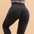 European and American High Waist Crimp Peach Hip Yoga Women's Seamless Mesh Breathable Tight Fitness Running Quick-Drying Track Pants
