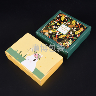 Baking Packaging Kraft Paper Portable Takeaway Cake to-Go Box Wholesale Mousse Cake Egg Roll Box Customized