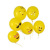 Cross-Border 12-Inch Yellow Personalized Facial Expression Bag Printing Rubber Balloons Festival Party Decoration Venue Layout Supplies