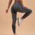 European and American Smile Peach Beautiful Hip Yoga Pants Female Stretch Sexy Hip Raise Fitness Pants High Waist Tight Quick-Drying Track Pants