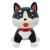Cute Pet Cute Husky Doll Sitting Style Dog Plush Toy Super Soft Large Pillow down Cotton Gift Wholesale