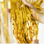 Tinsel Curtain 1*2M Rain Silk Color Stripes Bright Golden Wedding Stage Background Layout Tassel Door Curtain Laser Rain Silk