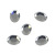 Bright Crystal Oval Decorative Diamond DIYClothing Ornament Accessories Nail Rhinestone-Sticking Flat Bottom Glass Drill